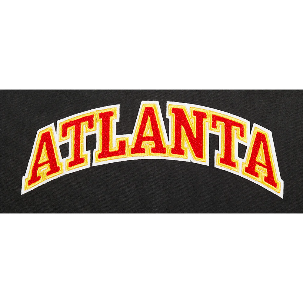 NBA ATLANTA HAWKS CLASSIC LITTLE GIRLS SHORT SLEEVE BOXY TEE (BLACK) - Image 5