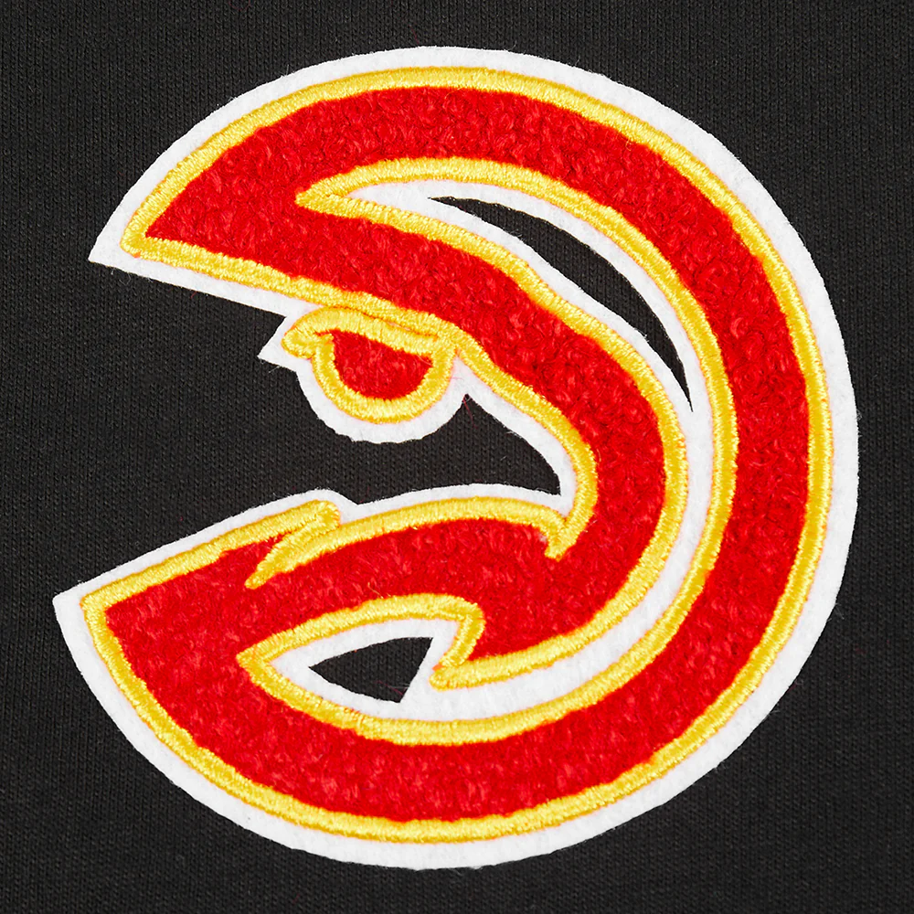 NBA ATLANTA HAWKS CLASSIC LITTLE GIRLS SHORT SLEEVE BOXY TEE (BLACK) - Image 6