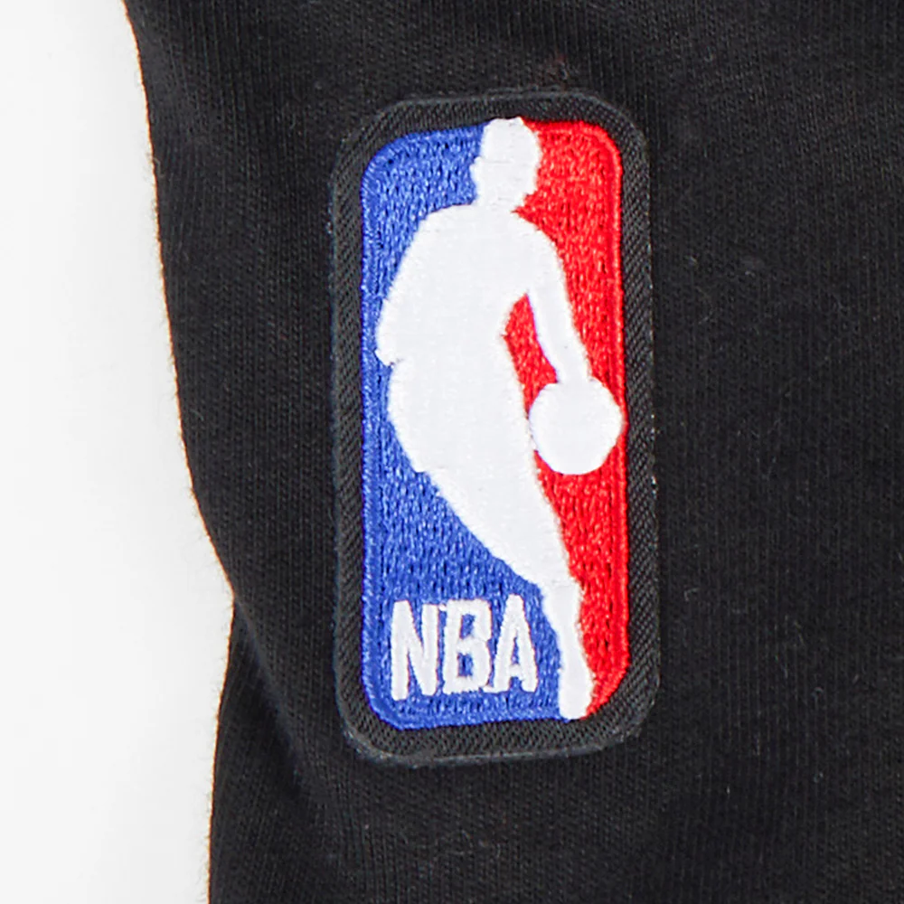 NBA ATLANTA HAWKS RETRO CLASSIC LITTLE GIRLS SHORT SLEEVE BOXY TEE (BLACK) - Image 6