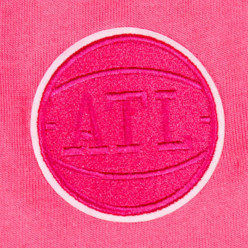 NBA ATLANTA HAWKS TRIPLE PINK LITTLE GIRLS SHORT SLEEVE BOXY TEE (BEETROOT PURPLE) - Image 6