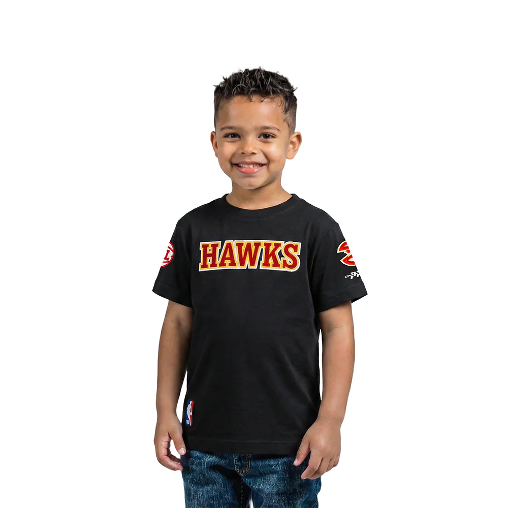 NBA ATLANTA HAWKS CLASSIC TODDLER BOYS SHORT SLEEVE TEE (BLACK)