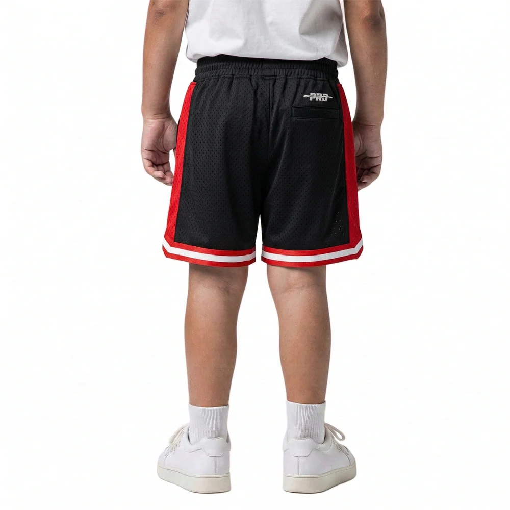NBA ATLANTA HAWKS CLASSIC TODDLER BOYS FLEECE 2.0 SHORT (BLACK/RED) - Image 2