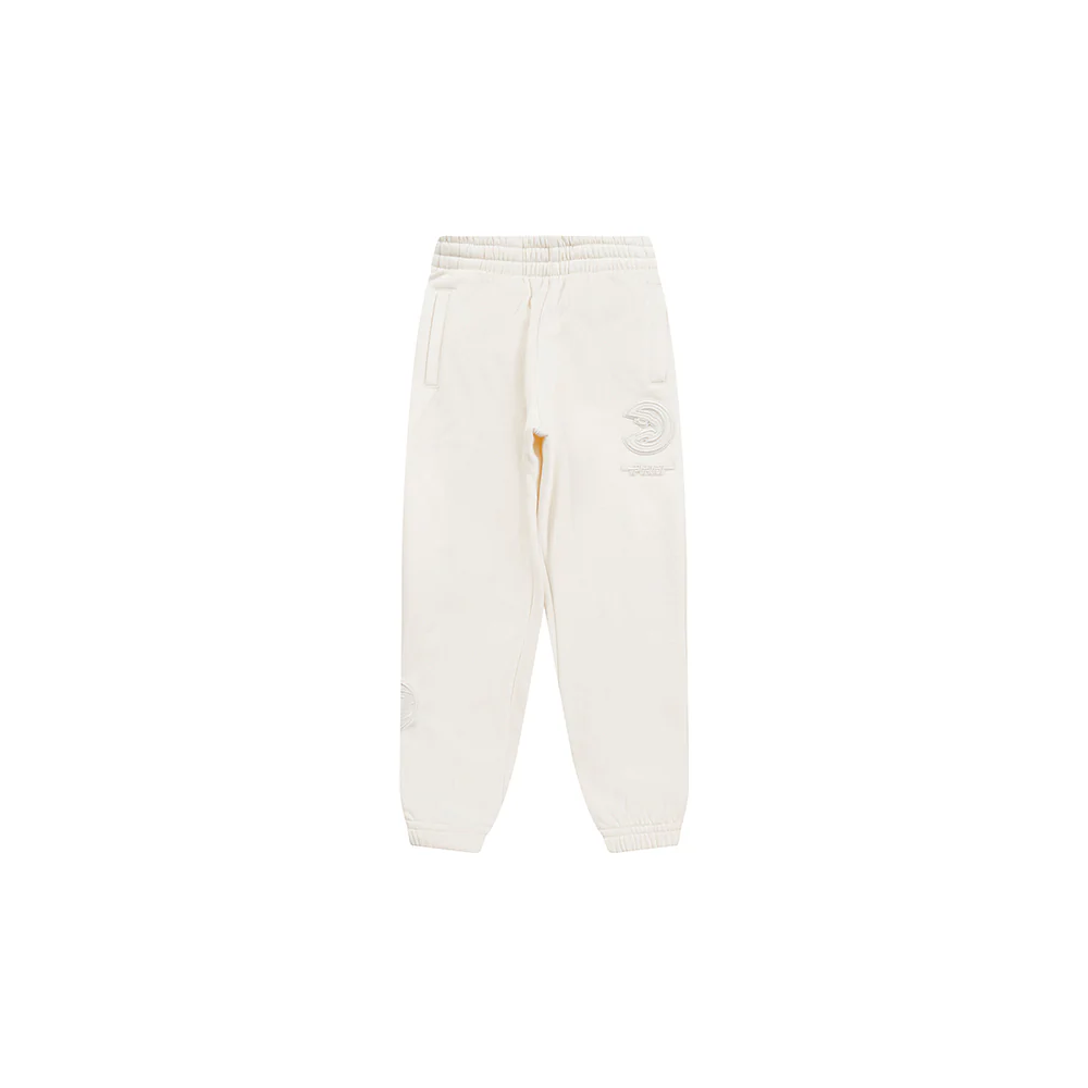 NBA ATLANTA HAWKS NEUTRAL TODDLER BOYS FLC SWEATPANT (EGGSHELL) - Image 4