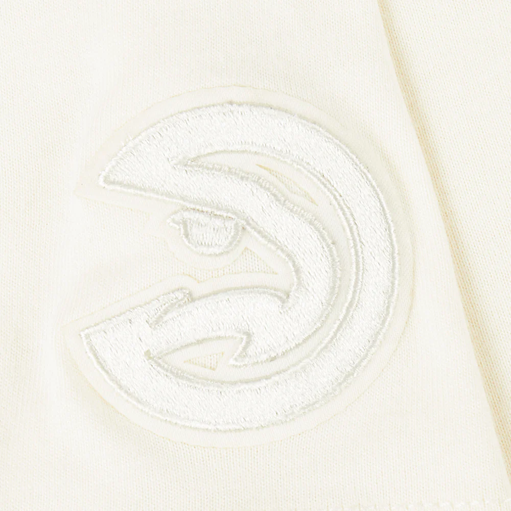 NBA ATLANTA HAWKS NEUTRAL TODDLER GIRLS SHORT SLEEVE BOXY TEE (EGGSHELL) - Image 7