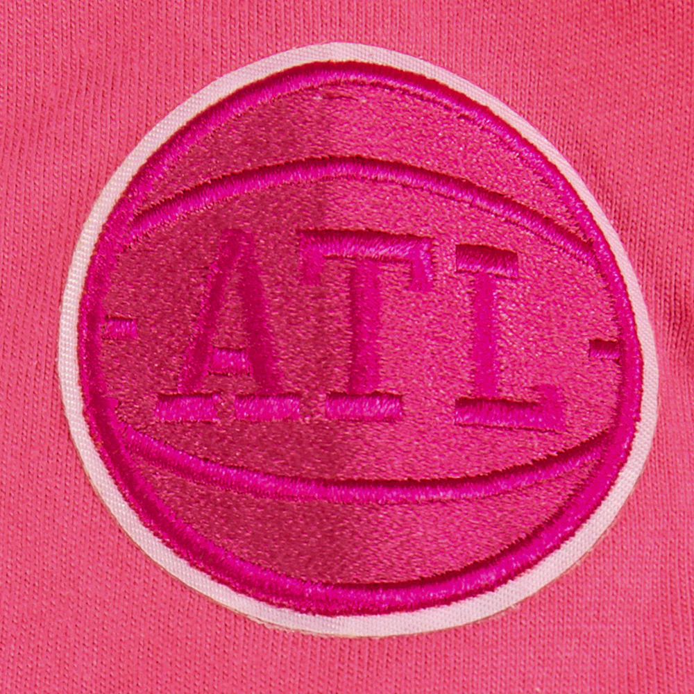NBA ATLANTA HAWKS TRIPLE PINK TODDLER GIRLS SHORT SLEEVE BOXY TEE (BEETROOT PURPLE) - Image 6