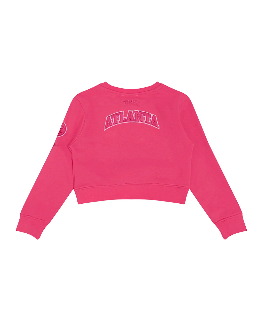 NBA ATLANTA HAWKS TRIPLE PINK TODDLER GIRLS FLEECE CREWNECK (BEETROOT PURPLE) - Image 4