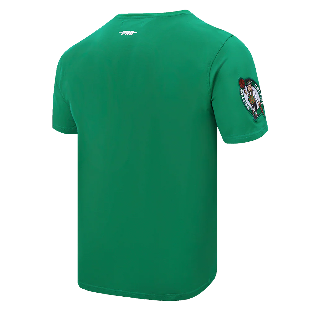 NBA BOSTON CELTICS SCRIPT TAIL MEN'S TEE (KELLY GREEN) - Image 3