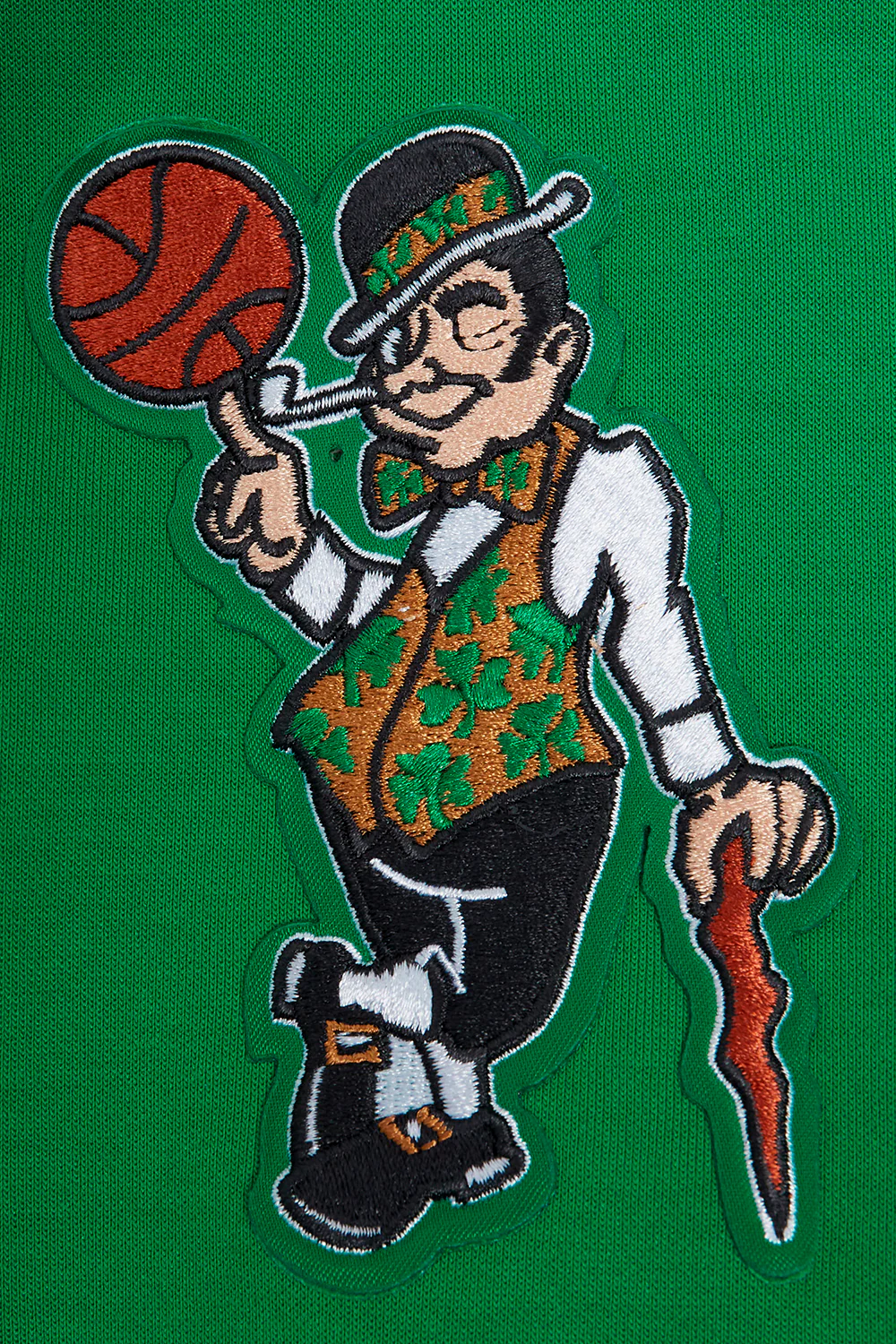 NBA BOSTON CELTICS CLASSIC MEN'S PRO SS DOUBLE KNIT JACKET  (KELLY GREEN) - Image 7