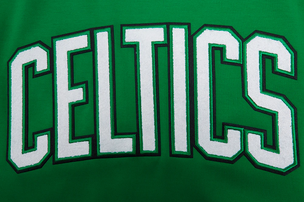 NBA BOSTON CELTICS CLASSIC MEN'S PRO SS DOUBLE KNIT JACKET  (KELLY GREEN) - Image 8