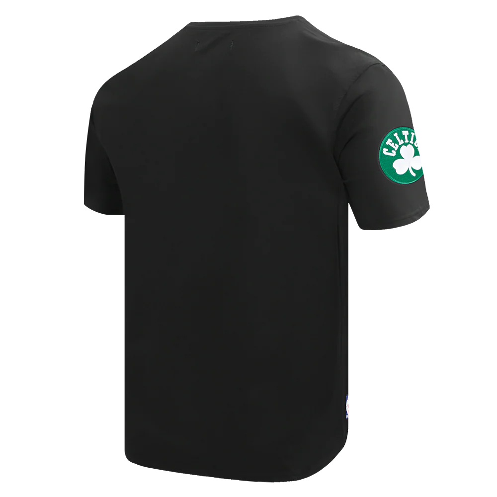 NBA BOSTON CELTICS OLD ENGLISH MEN'S TEE (BLACK) - Image 5