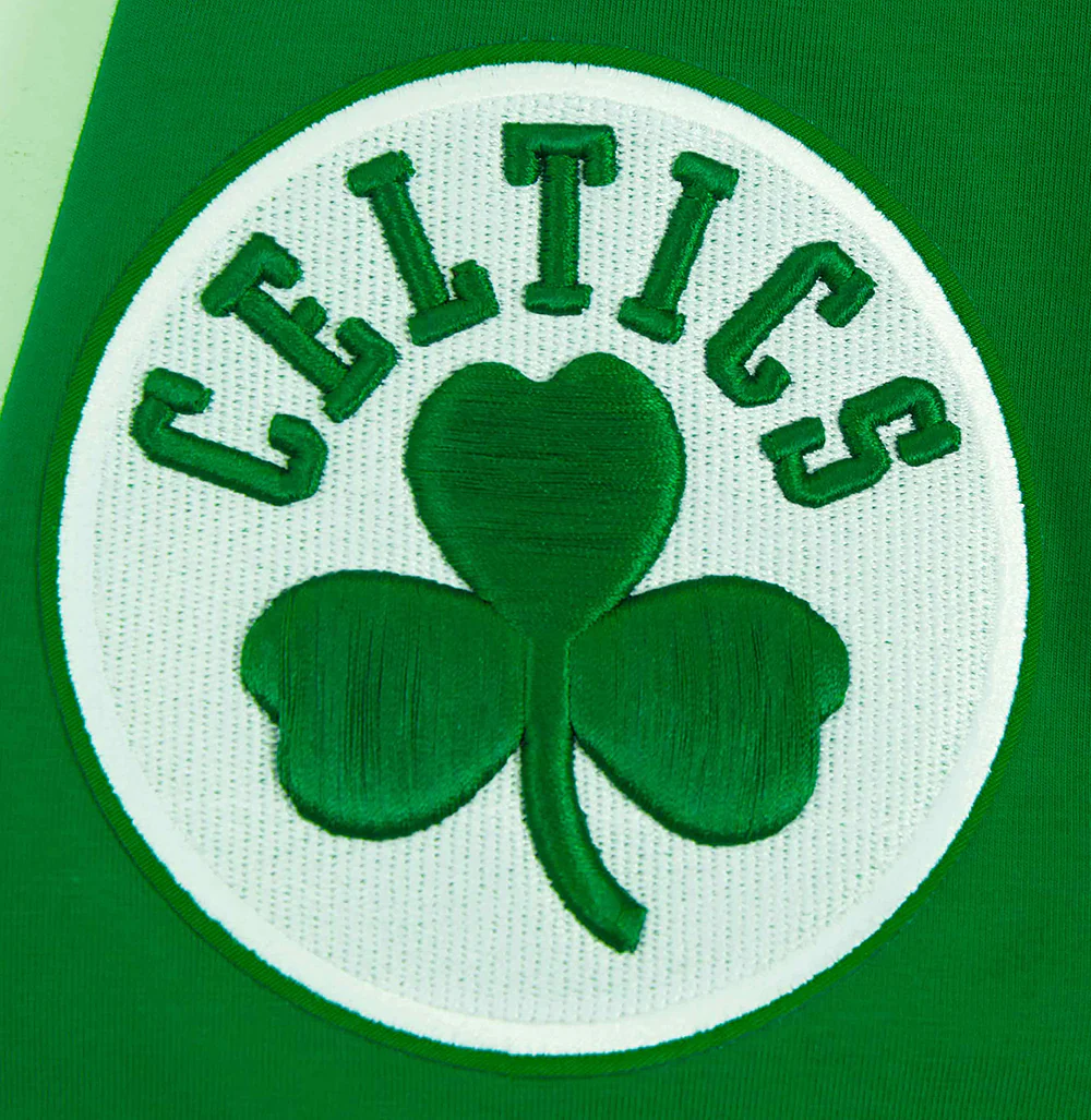 NBA BOSTON CELTICS OLD ENGLISH MEN'S TEE (KELLY GREEN) - Image 6