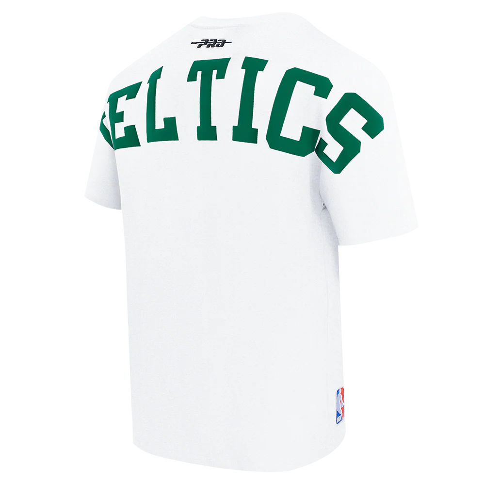 BOSTON CELTICS WINGSPAN MEN'S CJ DROP SHOULDER TEE (WHITE) - Image 6