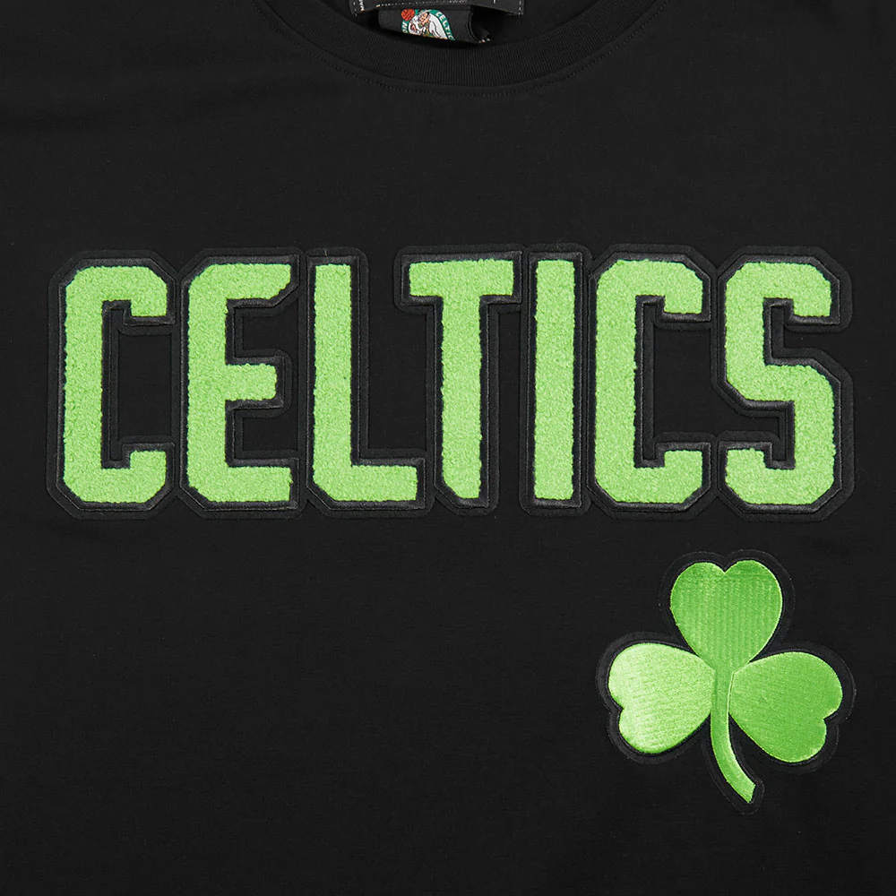 NBA BOSTON CELTICS CITY EDITION 24-25 MEN'S   TEE (BLACK) - Image 8