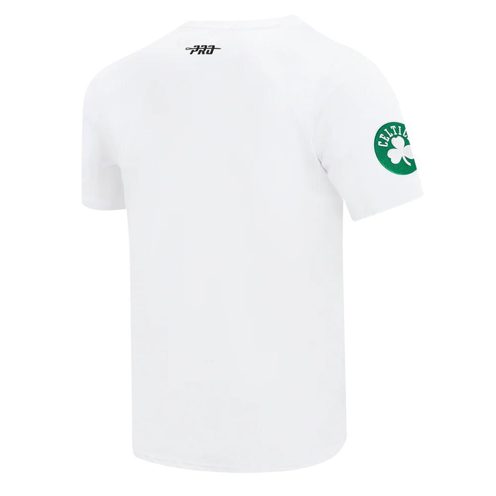 NBA BOSTON CELTICS TEAM BADGE MEN'S WM SJ TEE (WHITE) - Image 4