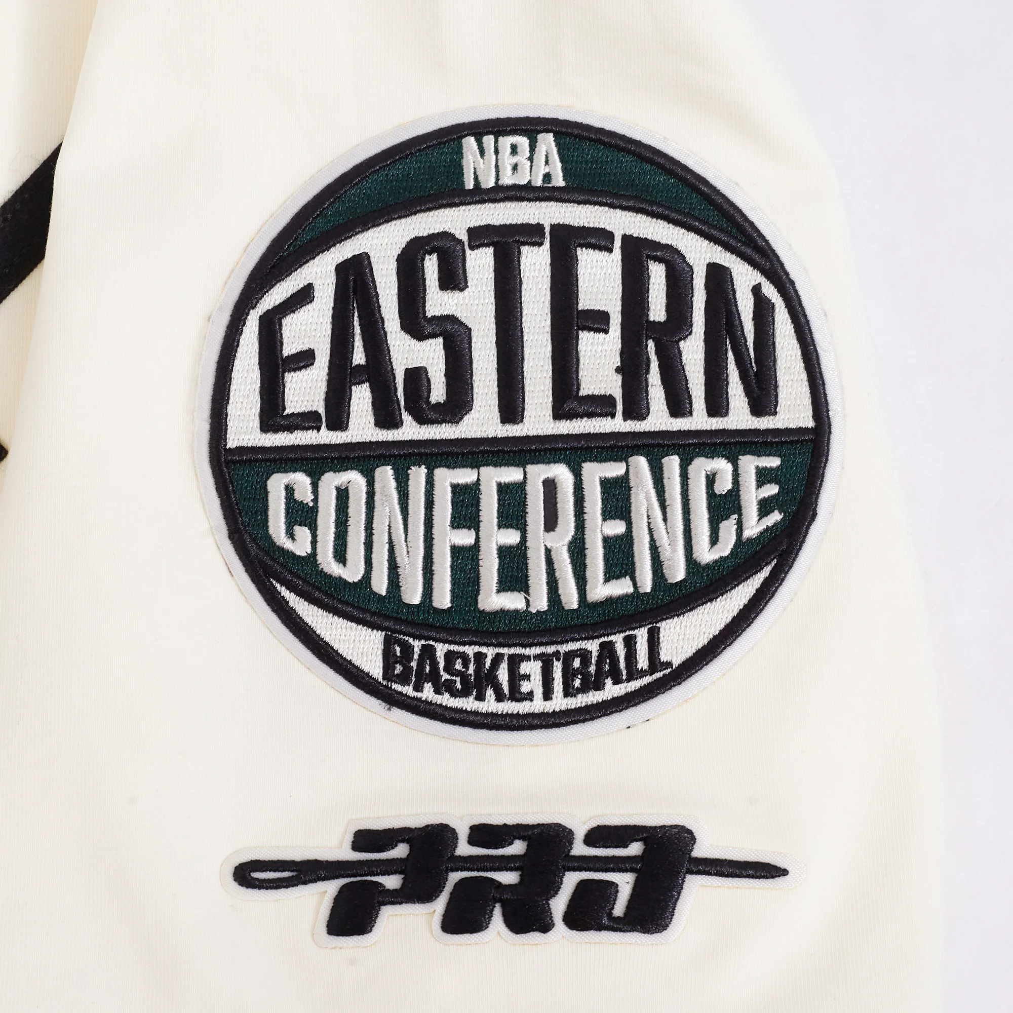 NBA BOSTON CELTICS MODERN ORIGINALS MEN'S RINGER TEE (EGGSHELL/ BLACK) - Image 6