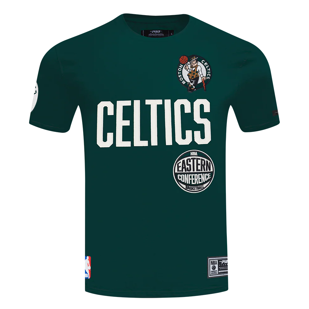 NBA BOSTON CELTICS MODERN ORIGINALS MEN'S SJ TEE (FOREST GREEN) - Image 3
