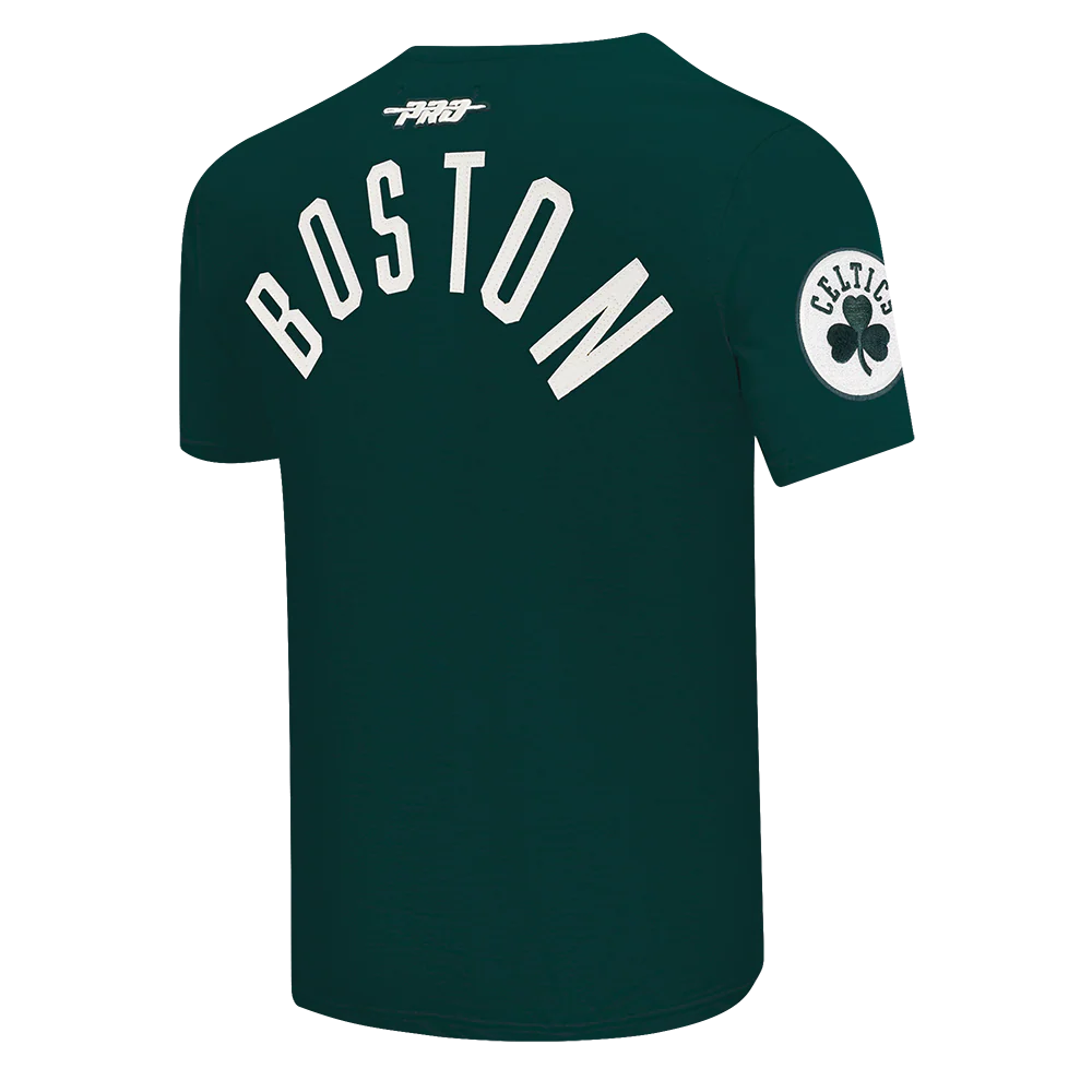 NBA BOSTON CELTICS MODERN ORIGINALS MEN'S SJ TEE (FOREST GREEN) - Image 6