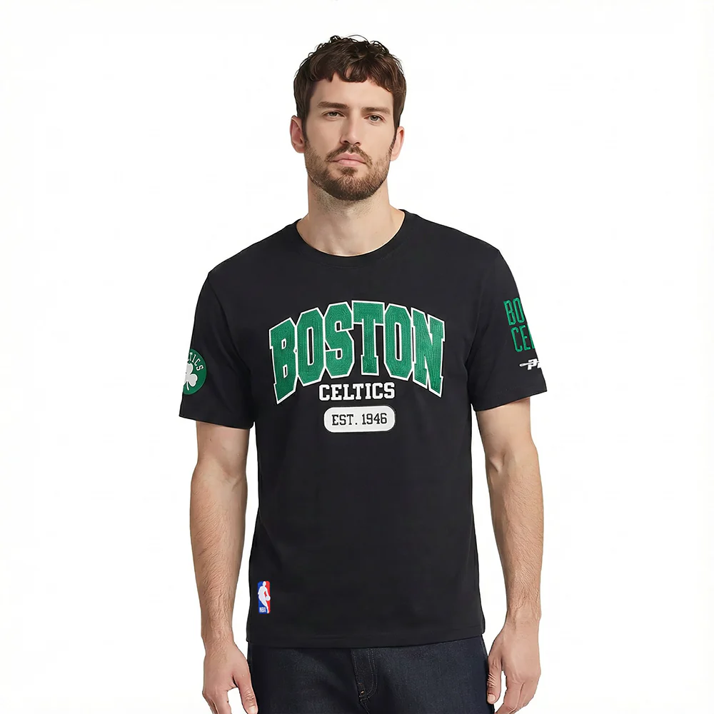 NBA BOSTON CELTICS CITY ARCH MEN'S SJ TEE (BLACK)