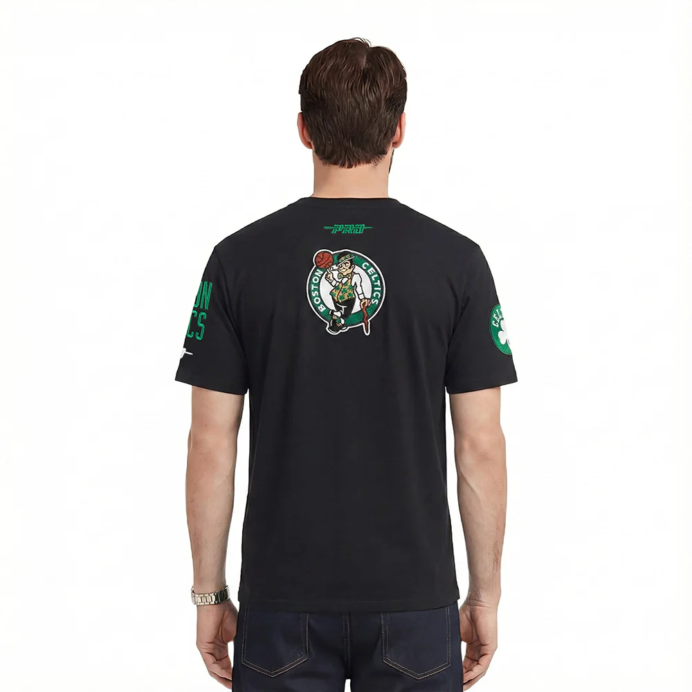 NBA BOSTON CELTICS CITY ARCH MEN'S SJ TEE (BLACK) - Image 2