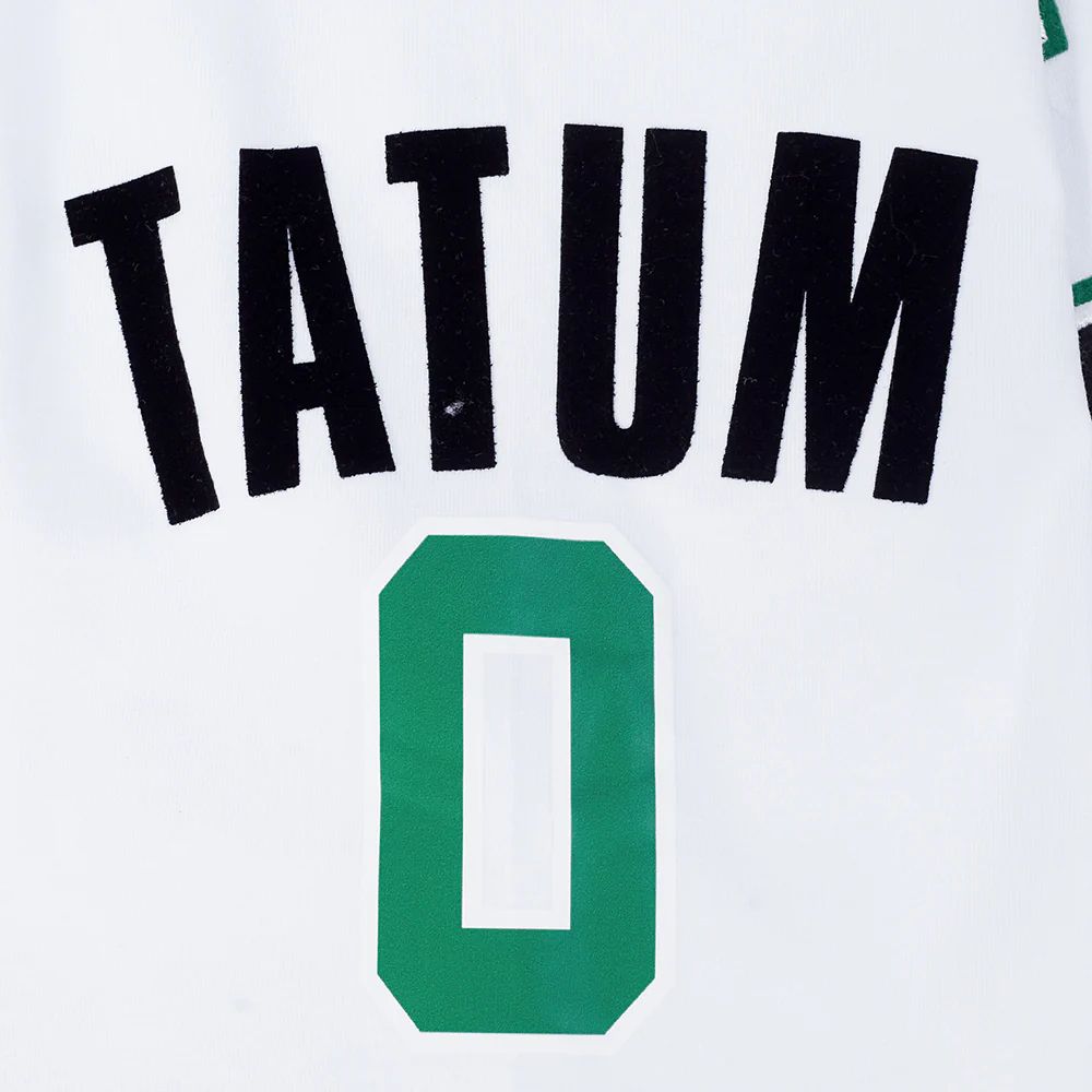 NBA BOSTON CELTICS JAYSON TATUM #0 CLASSIC PNN MEN'S SJ TEE (WHITE) - Image 10