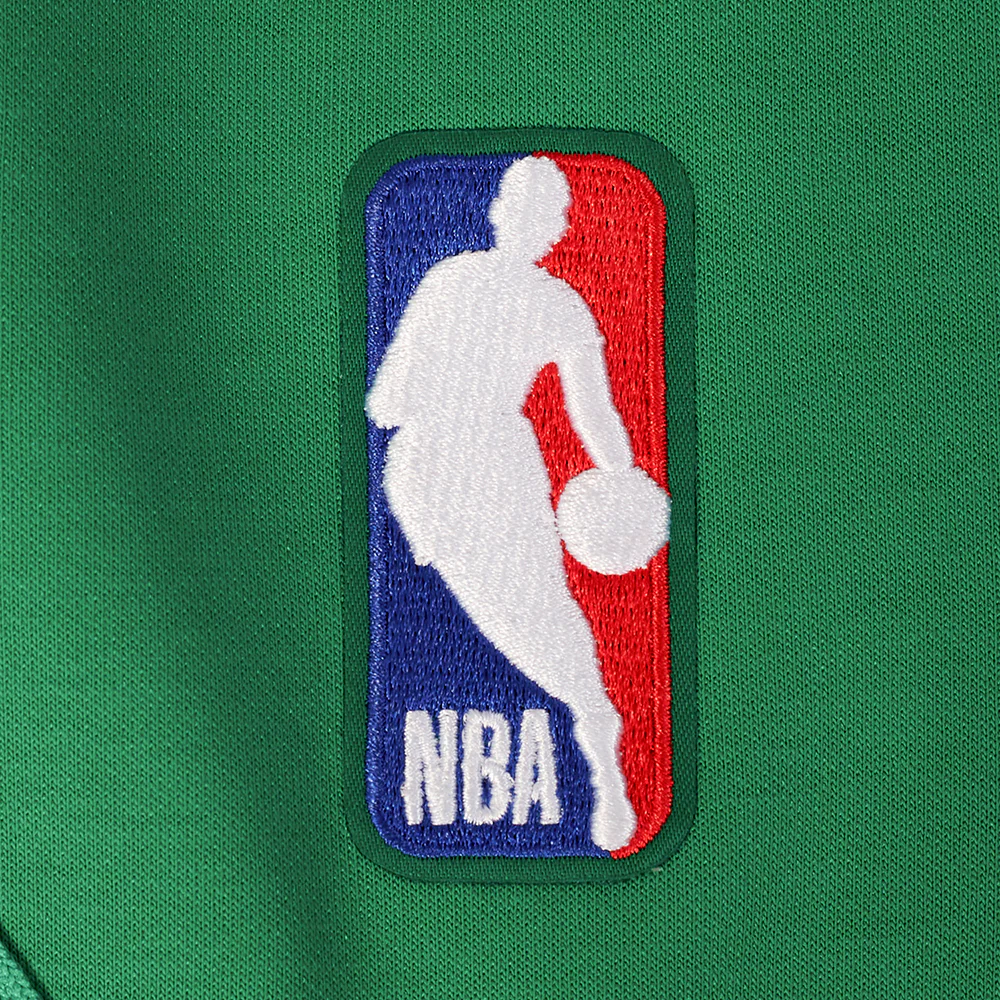 NBA BOSTON CELTICS JAYSON TATUM #0 CLASSIC PNN MEN'S DOUBLE KNIT JACKET (KELLY GREEN) - Image 8
