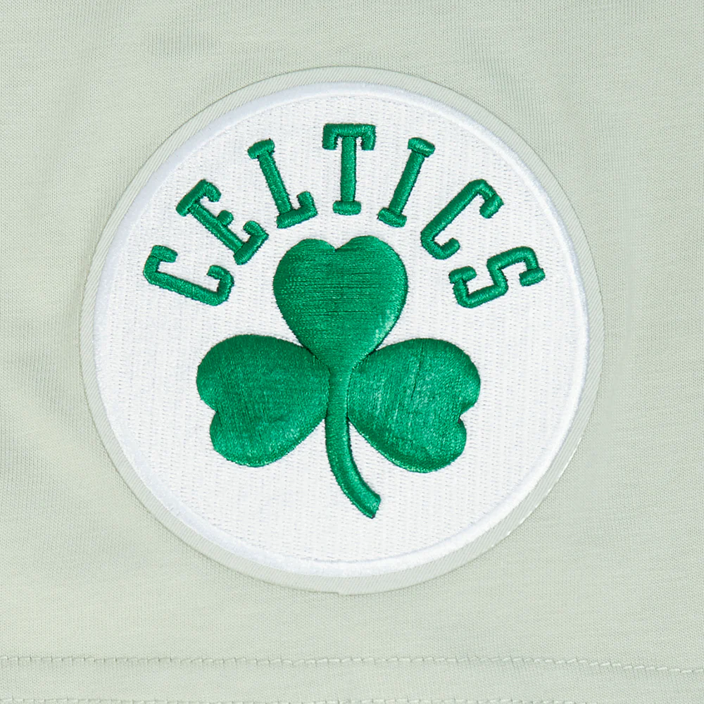 NBA BOSTON CELTICS STAMPED MEN'S S/S TEE (MOSS) - Image 7