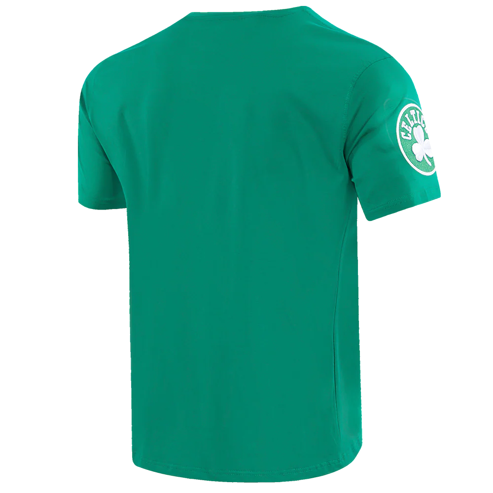 NBA BOSTON CELTICS CLASSIC CHENILLE MEN'S TEE (KELLY GREEN) - Image 2
