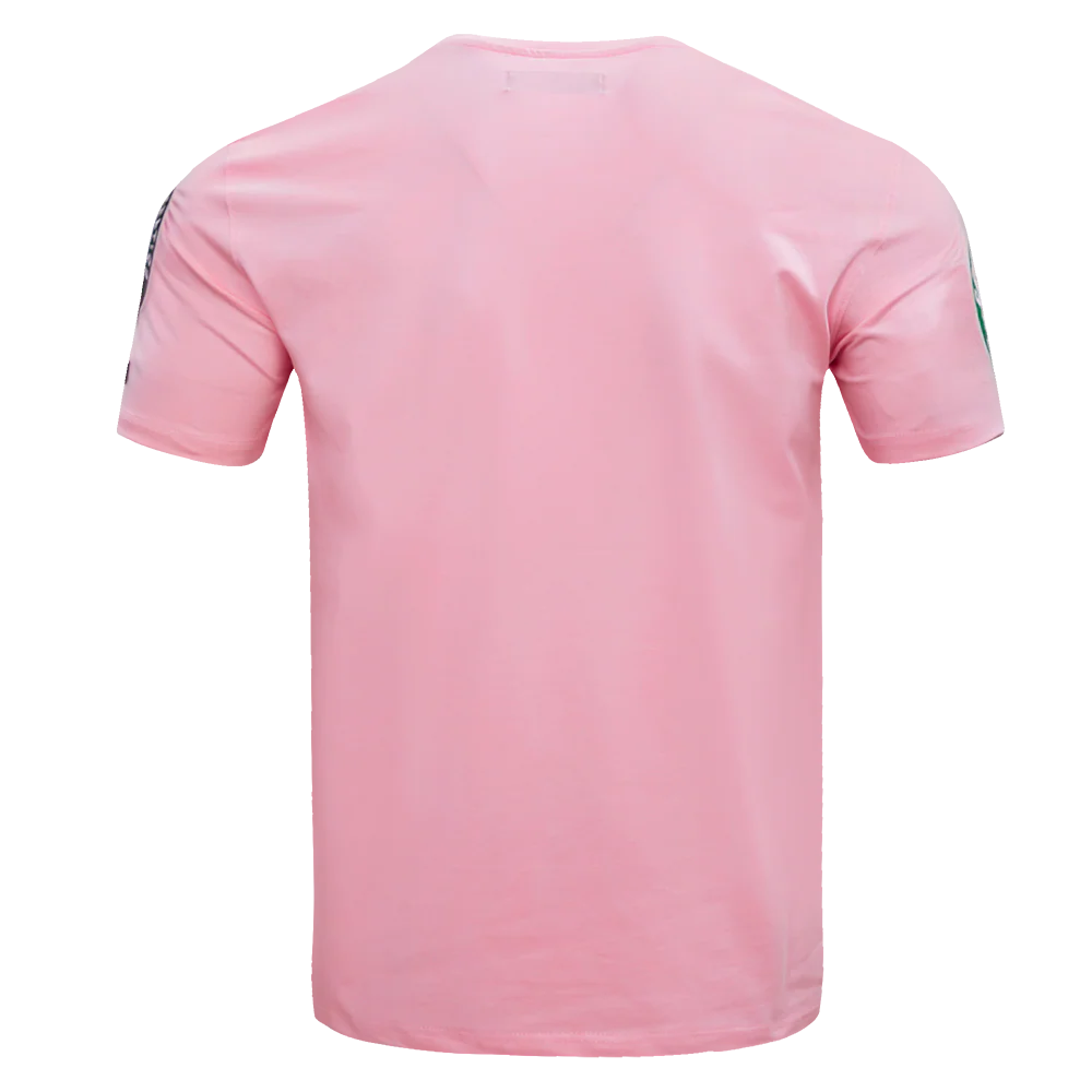 NBA BOSTON CELTICS CLASSIC CHENILLE MEN'S TEE (PINK) - Image 6