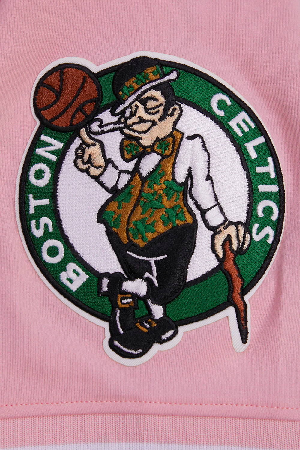 NBA BOSTON CELTICS CLASSIC CHENILLE MEN'S TEE (PINK) - Image 8