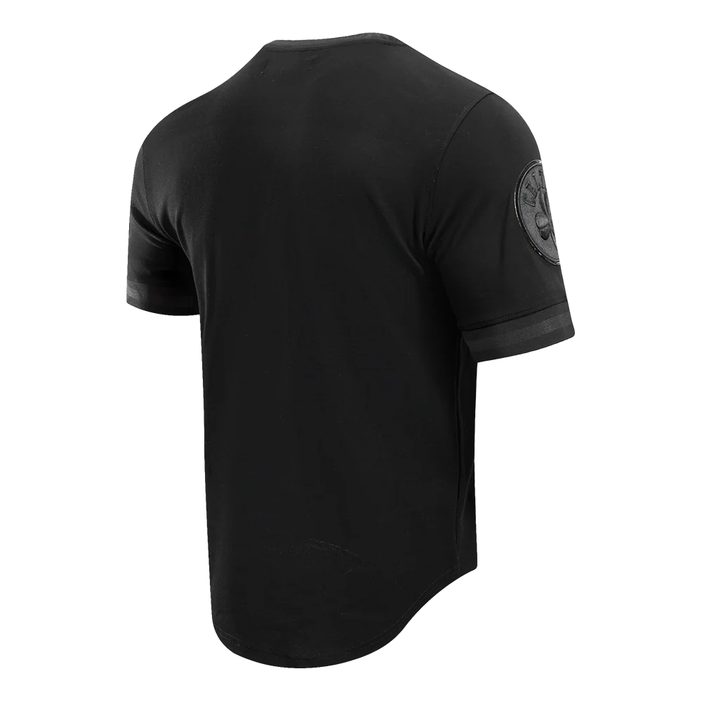 NBA BOSTON CELTICS CLASSIC 3BK MEN'S S/S TEE (TRIPLE BLACK) - Image 4