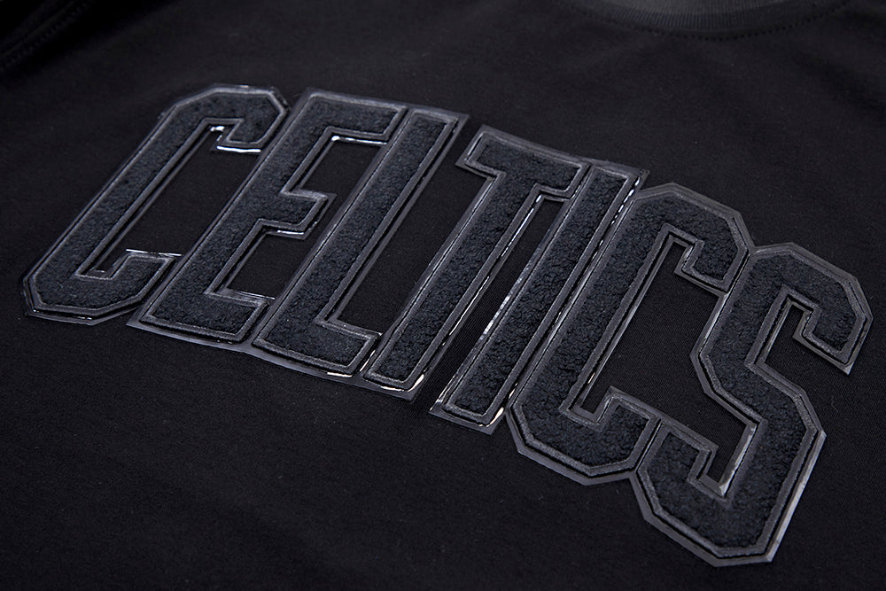 NBA BOSTON CELTICS CLASSIC 3BK MEN'S S/S TEE (TRIPLE BLACK) - Image 7
