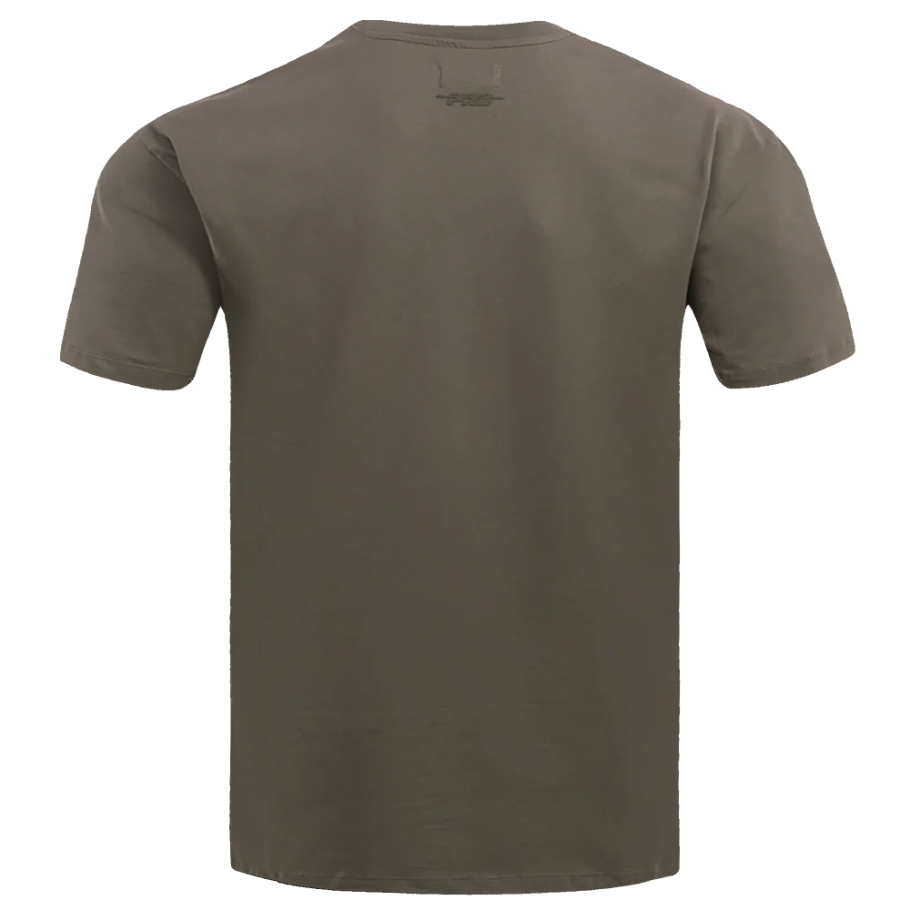 NBA BOSTON CELTICS NEUTRAL MEN'S DROP SHOULDER TEE (DARK TAUPE) - Image 4