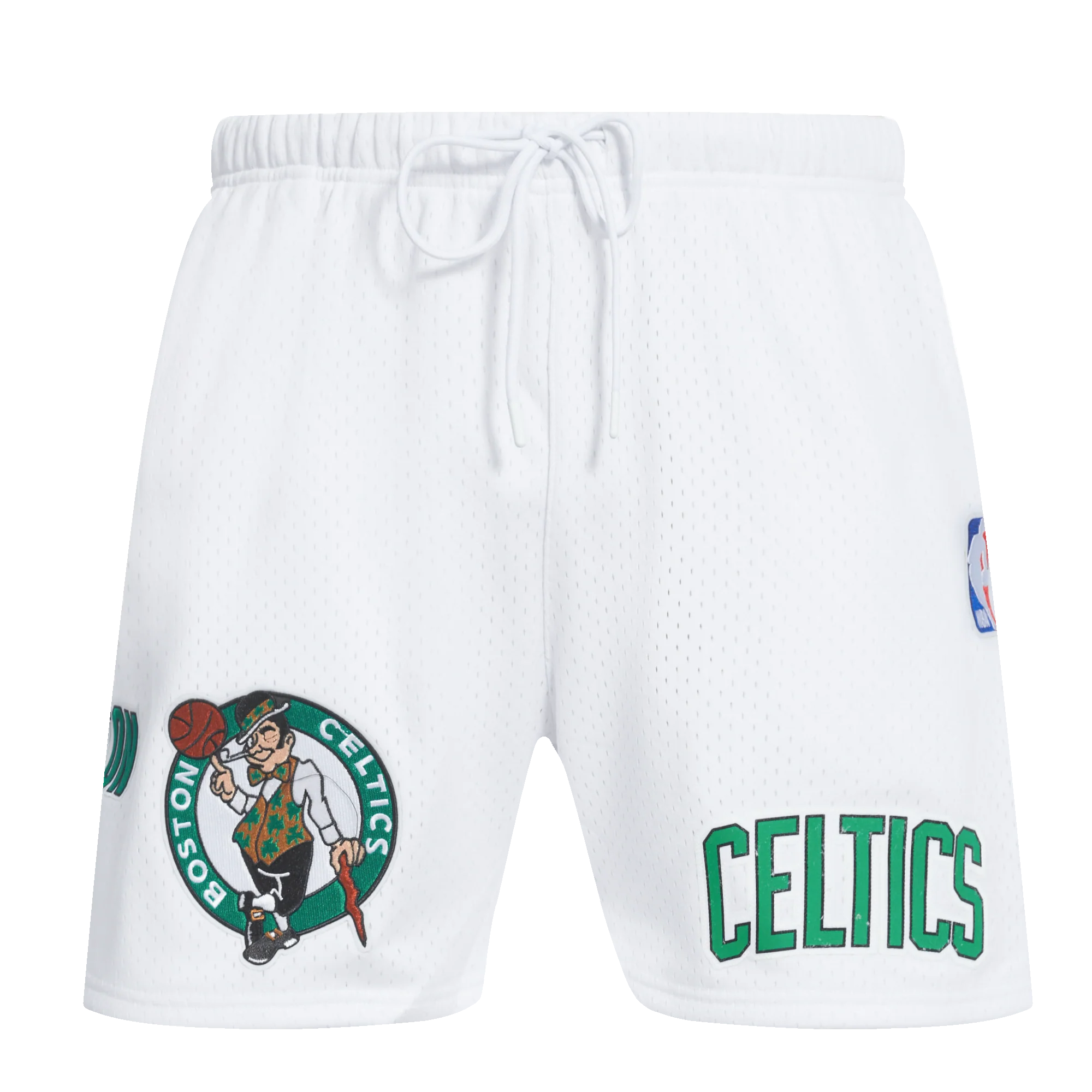 NBA BOSTON CELTICS CLASSIC MESH MEN'S SHORT (WHITE) - Image 2