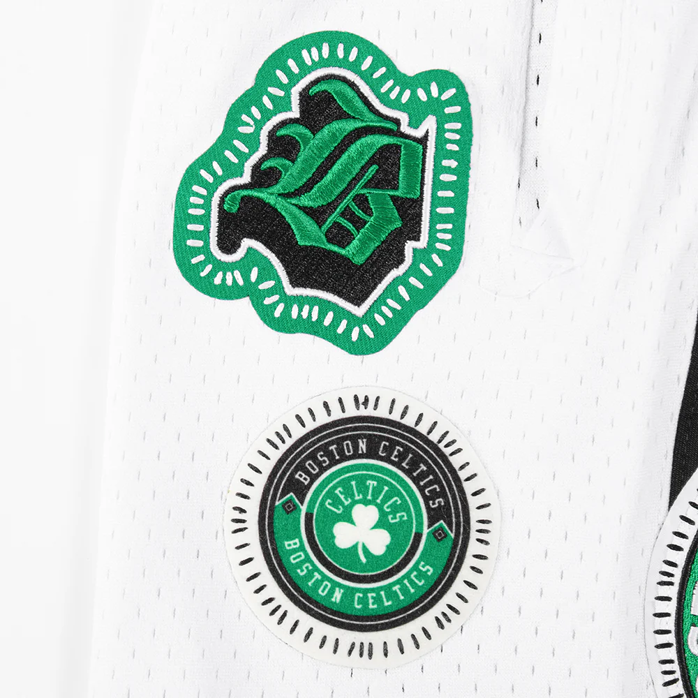 NBA BOSTON CELTICS DIY PICK STITCH MEN'S DOUBLE KNIT 2.0 SHORT (BLACK) - Image 6