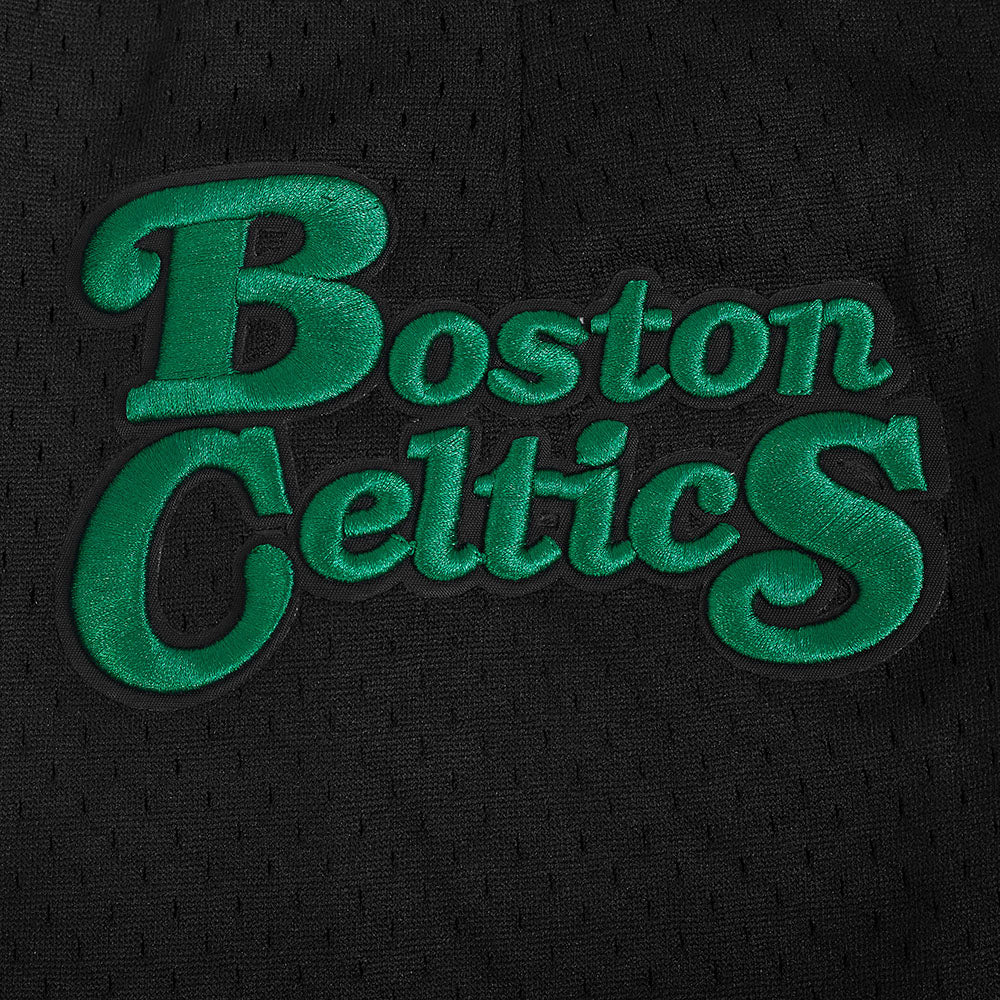 NBA BOSTON CELTICS SOUVENIR MEN'S MESH SHORT (BLACK) - Image 12