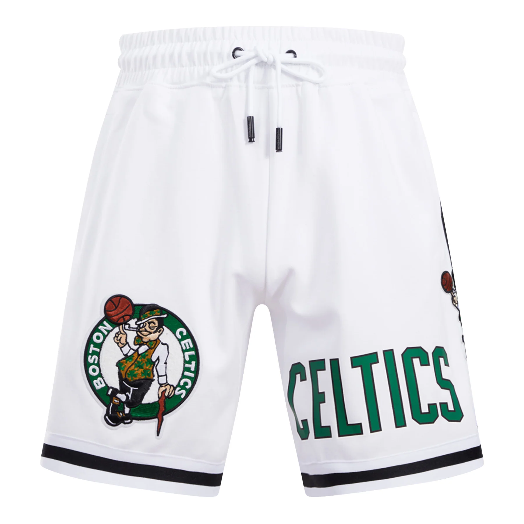NBA BOSTON CELTICS CLASSIC CHENILLE MEN'S SHORT (WHITE) - Image 2