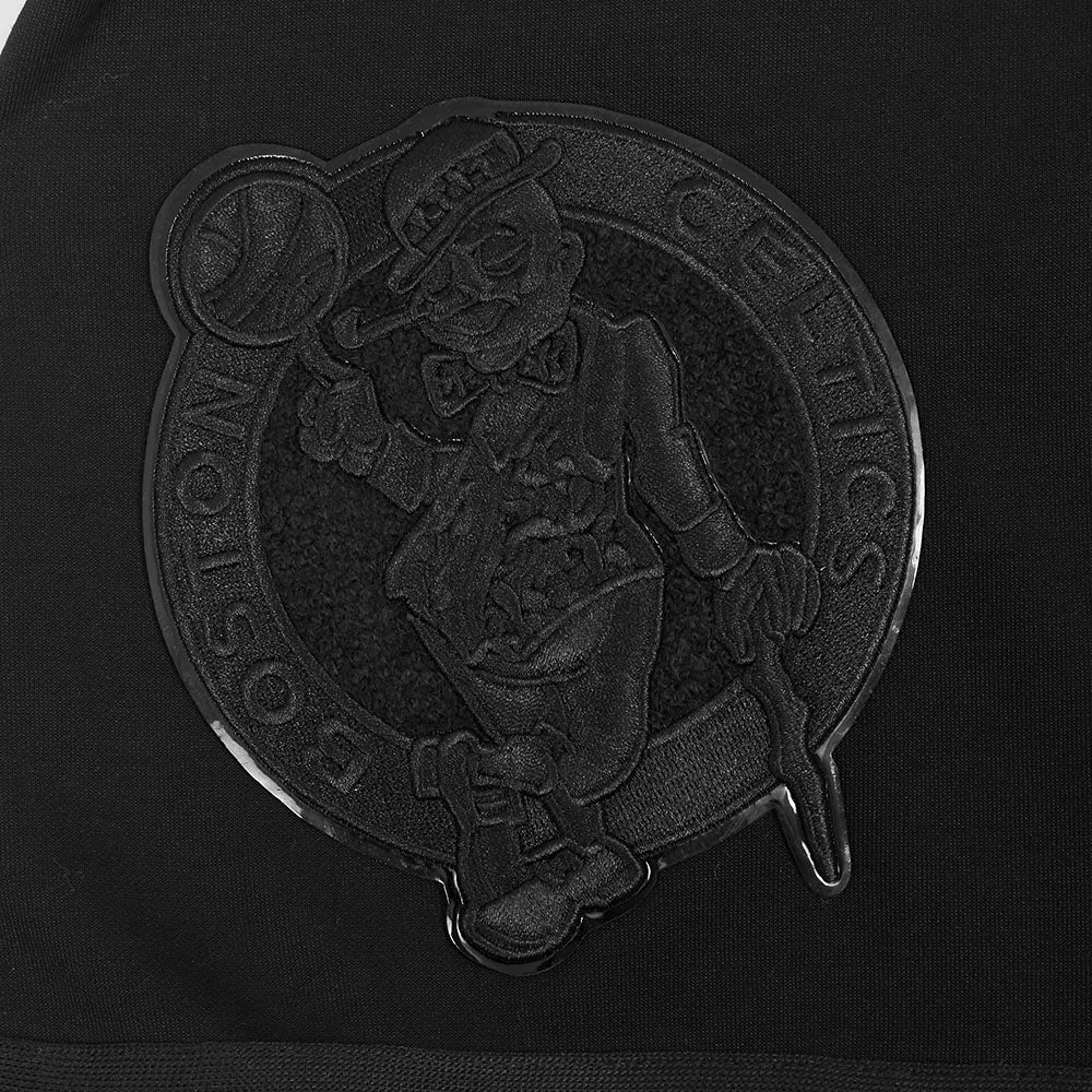 NBA BOSTON CELTICS CLASSIC 3BK MEN'S ATHLETIC SHORT (TRIPLE BLACK) - Image 12