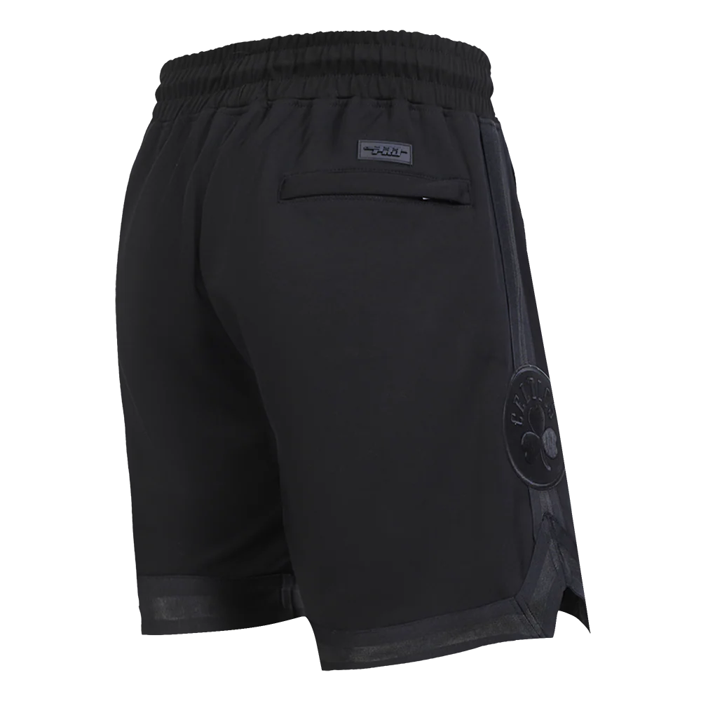 NBA BOSTON CELTICS CLASSIC 3BK MEN'S ATHLETIC SHORT (TRIPLE BLACK) - Image 6