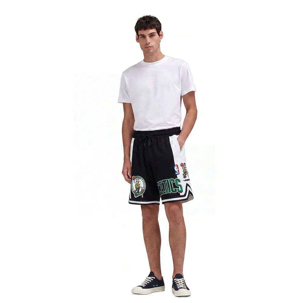 NBA BOSTON CELTICS RETRO CLASSIC MEN'S 2.0 SHORT (BLACK) - Image 3