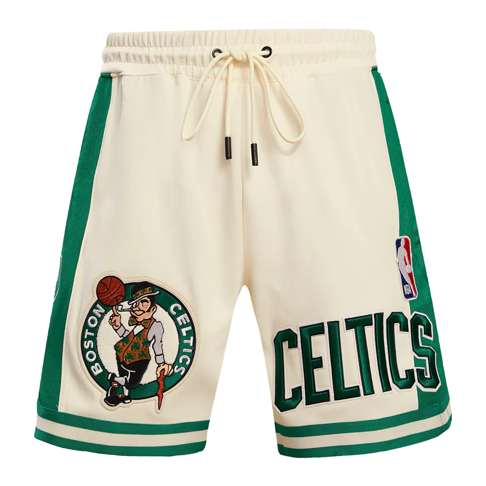 NBA BOSTON CELTICS RETRO CLASSIC MEN'S 2.0 SHORT (EGGSHELL/ KELLY GREEN) - Image 4