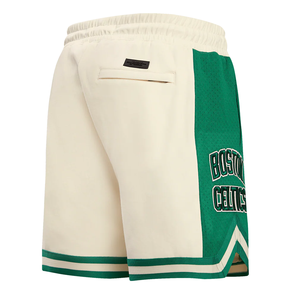 NBA BOSTON CELTICS RETRO CLASSIC MEN'S 2.0 SHORT (EGGSHELL/ KELLY GREEN) - Image 7