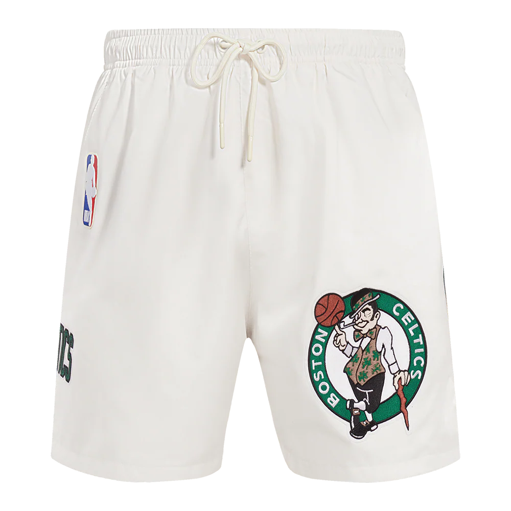 NBA BOSTON CELTICS CLASSIC WOVEN MEN'S SHORT (EGGSHELL)