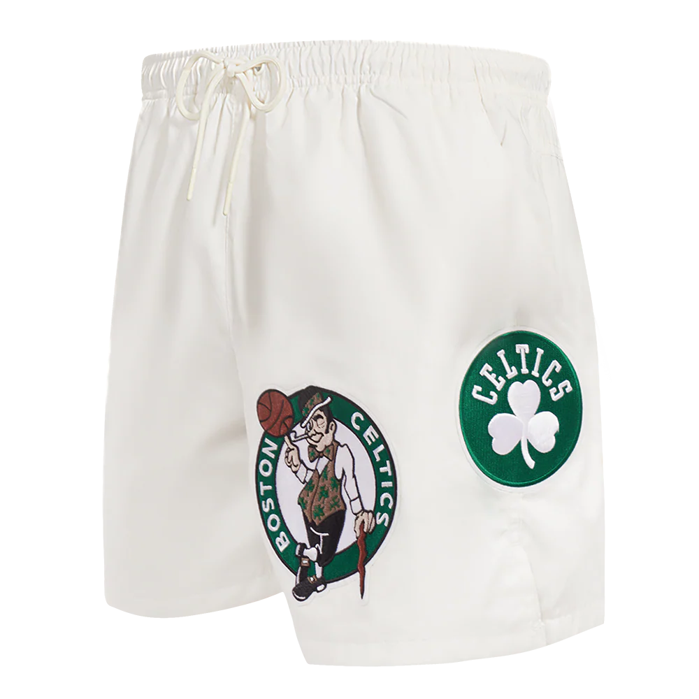 NBA BOSTON CELTICS CLASSIC WOVEN MEN'S SHORT (EGGSHELL) - Image 2