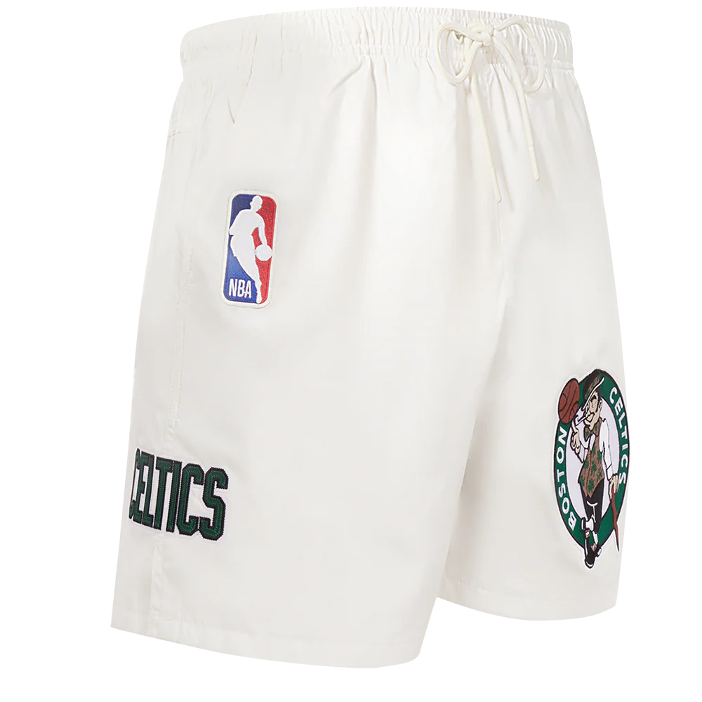 NBA BOSTON CELTICS CLASSIC WOVEN MEN'S SHORT (EGGSHELL) - Image 3