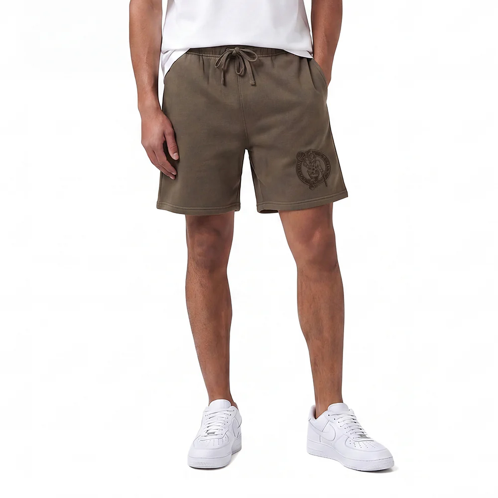 NBA BOSTON CELTICS NEUTRAL MEN'S SHORT (DARK TAUPE)