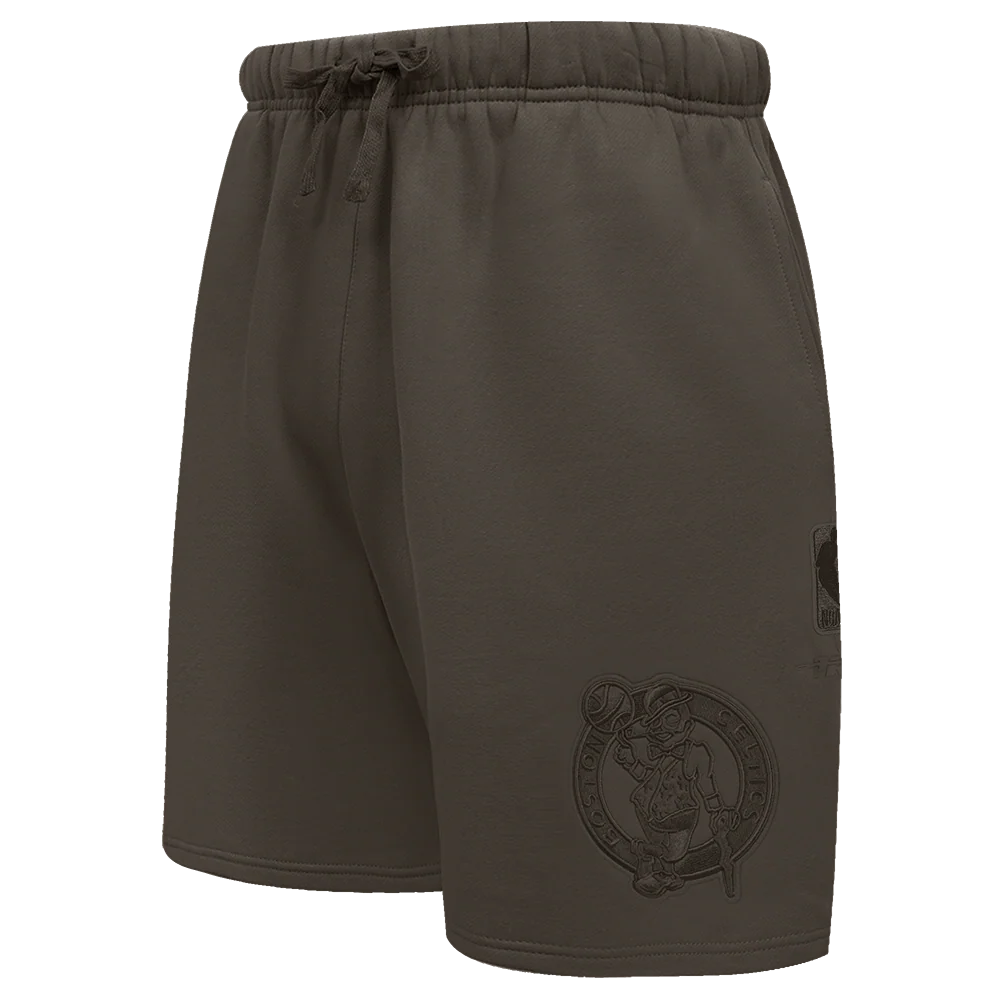 NBA BOSTON CELTICS NEUTRAL MEN'S SHORT (DARK TAUPE) - Image 4