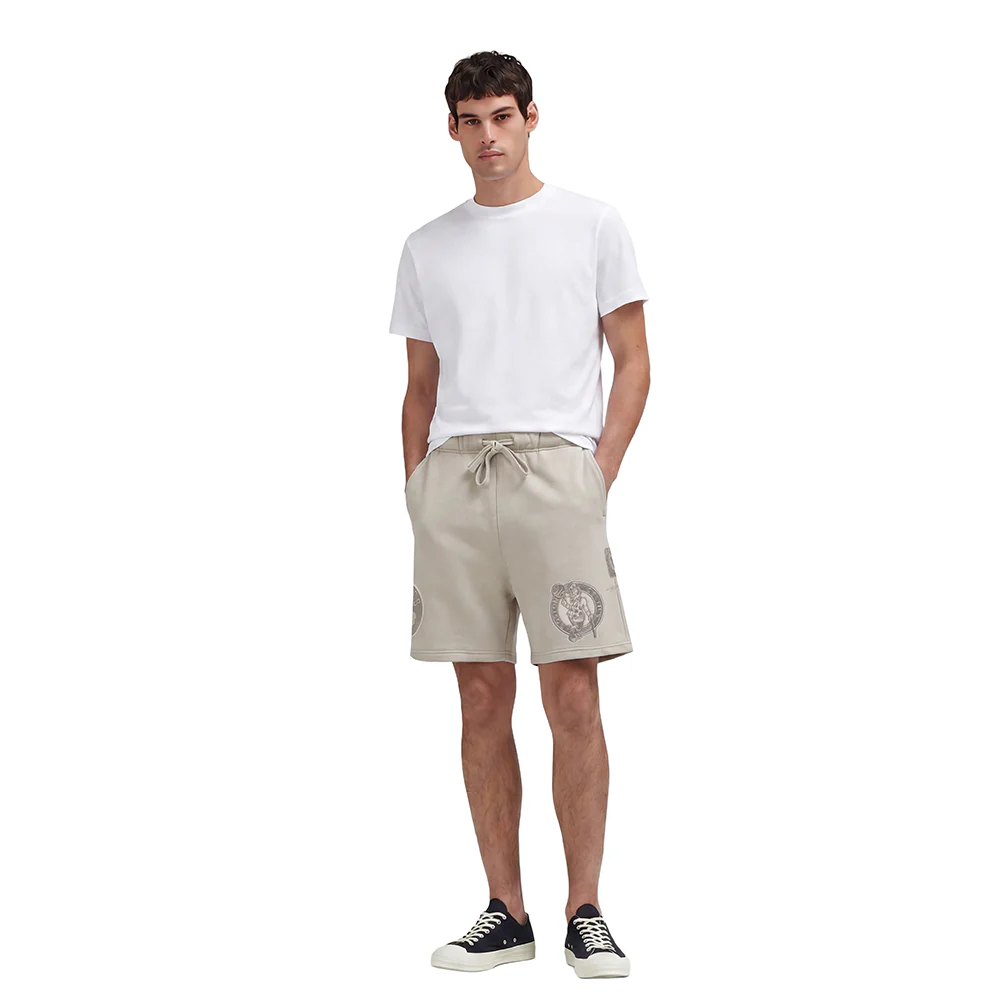 NBA BOSTON CELTICS NEUTRAL MEN'S SHORT (TAUPE) - Image 3