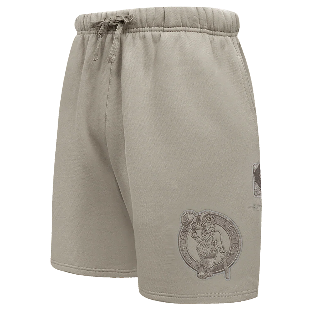 NBA BOSTON CELTICS NEUTRAL MEN'S SHORT (TAUPE) - Image 4