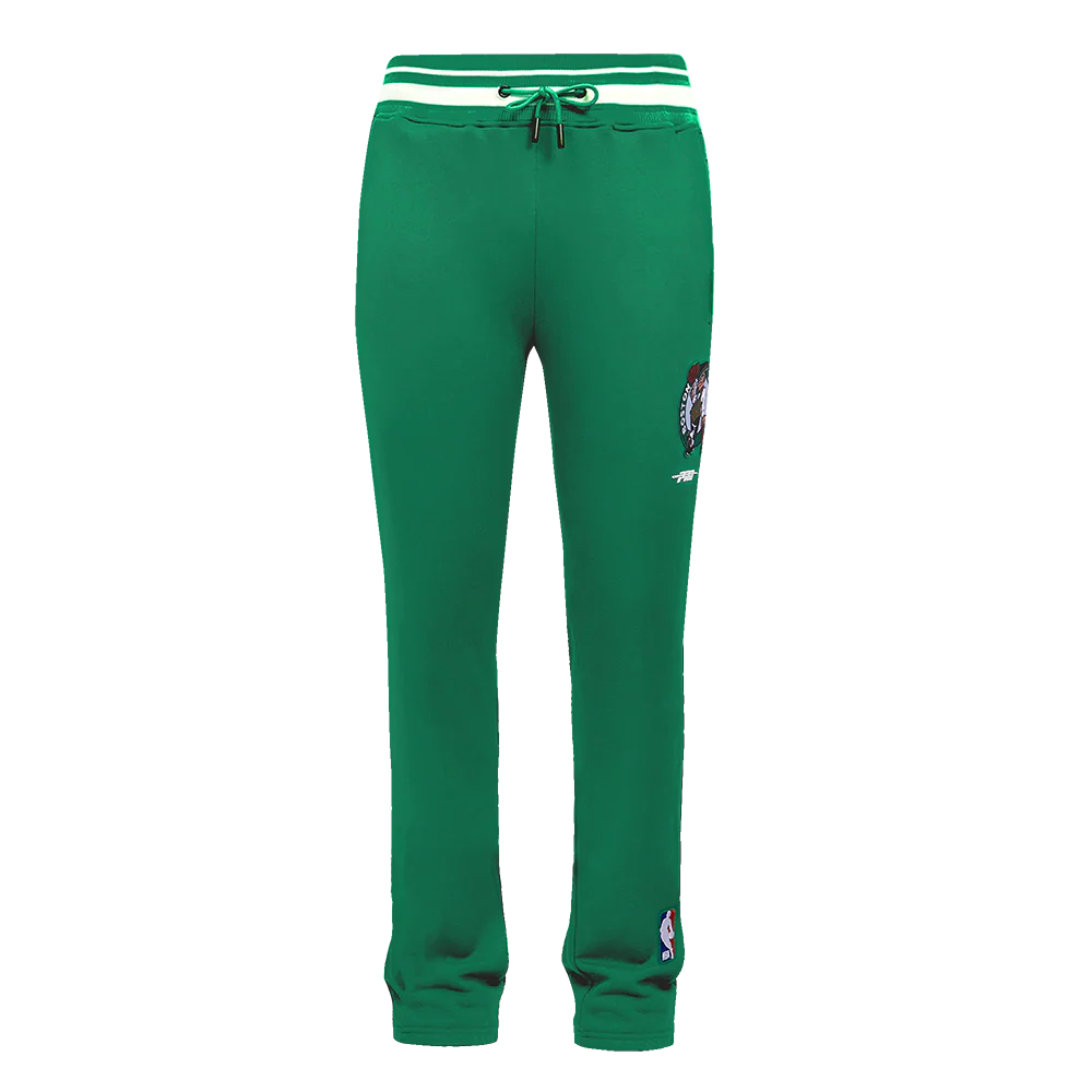 NBA BOSTON CELTICS SCRIPT TAIL MEN'S RIB FLEECE SWEATPANT (KELLY GREEN) - Image 2
