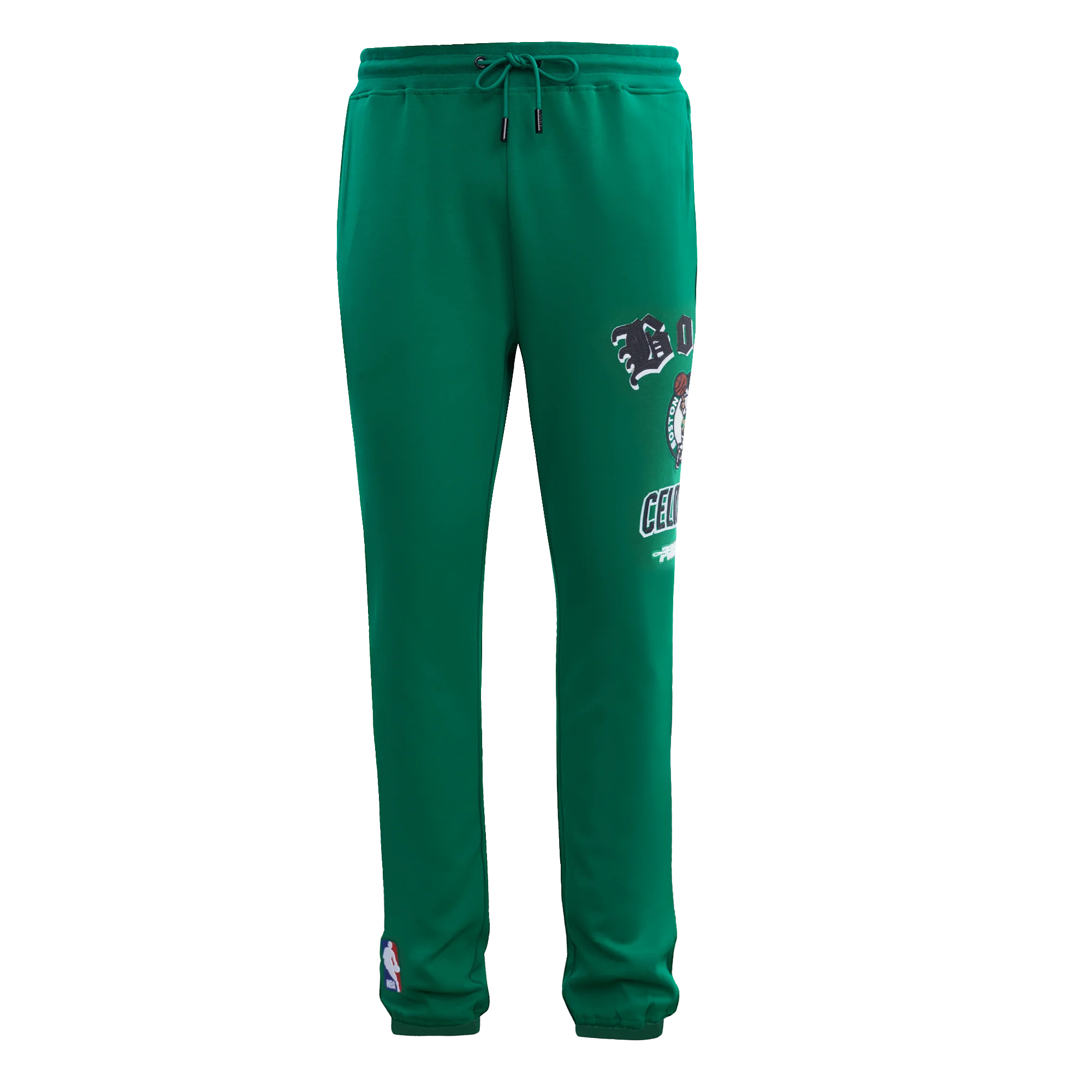 NBA BOSTON CELTICS OLD ENGLISH MEN'S SWEATPANT (KELLY GREEN) - Image 2